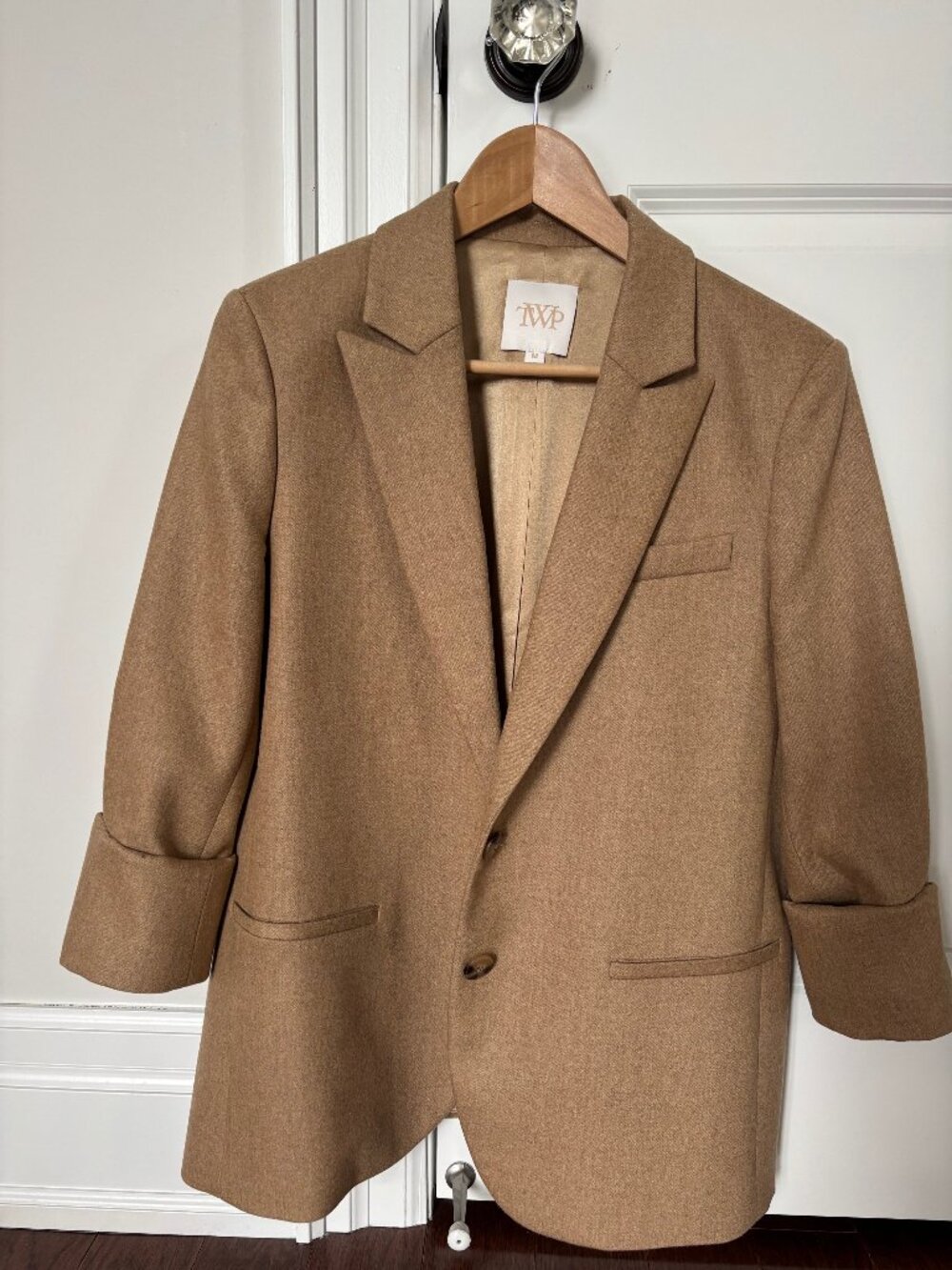TWP Boyfriend Blazer - Wool - Camel